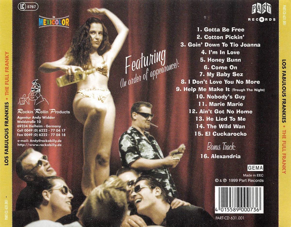 CD - Los Fabulous Frankies - The Full Franky