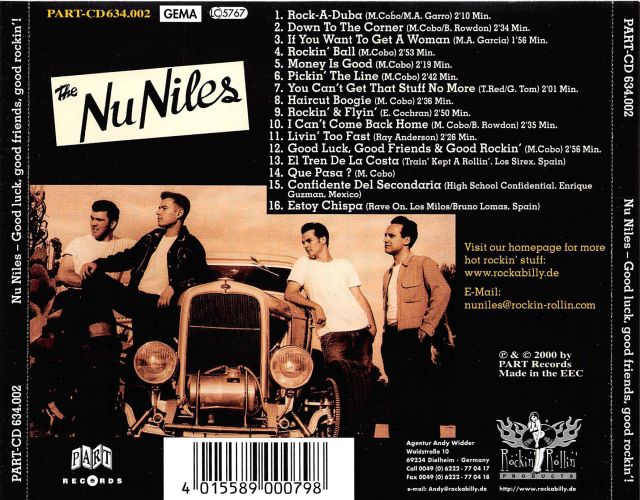 CD - Nu Niles - Good Luck, Good Friends, Good Rockin