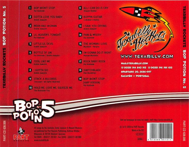 CD - Texabilly Rockets - Bop Portion 5