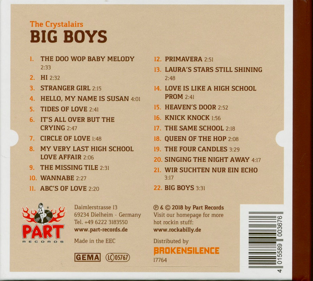 CD - Crystalairs - Big Boys