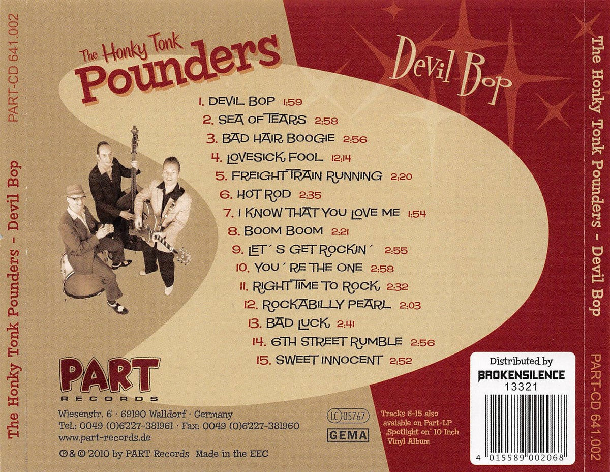 CD - Honky Tonk Pounders - Devil Bop