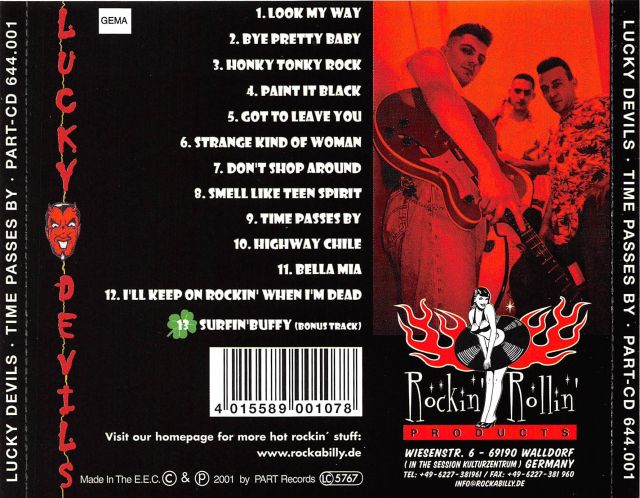 CD - Lucky Devils - Time Passes By