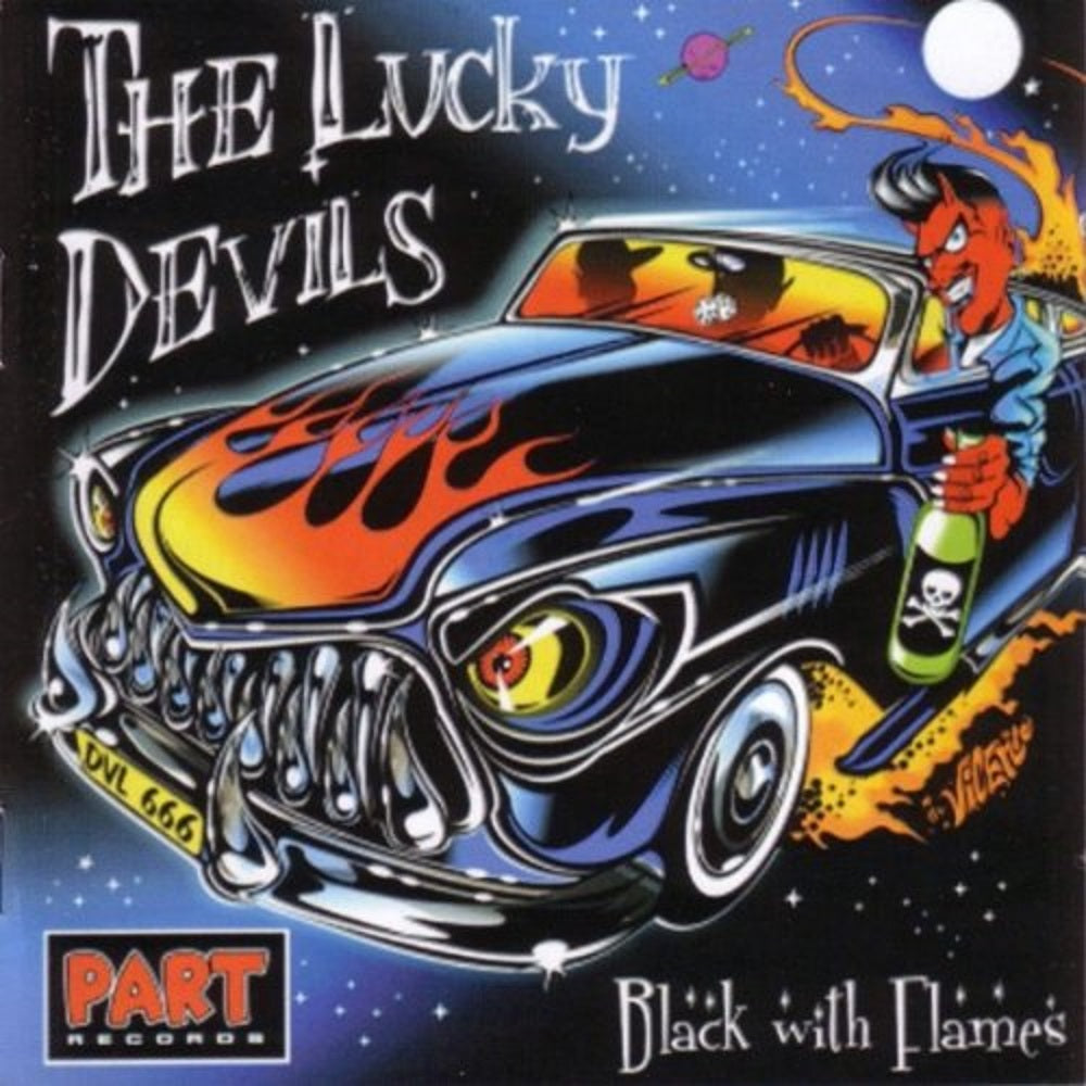 CD - Lucky Devils - Black With Flames