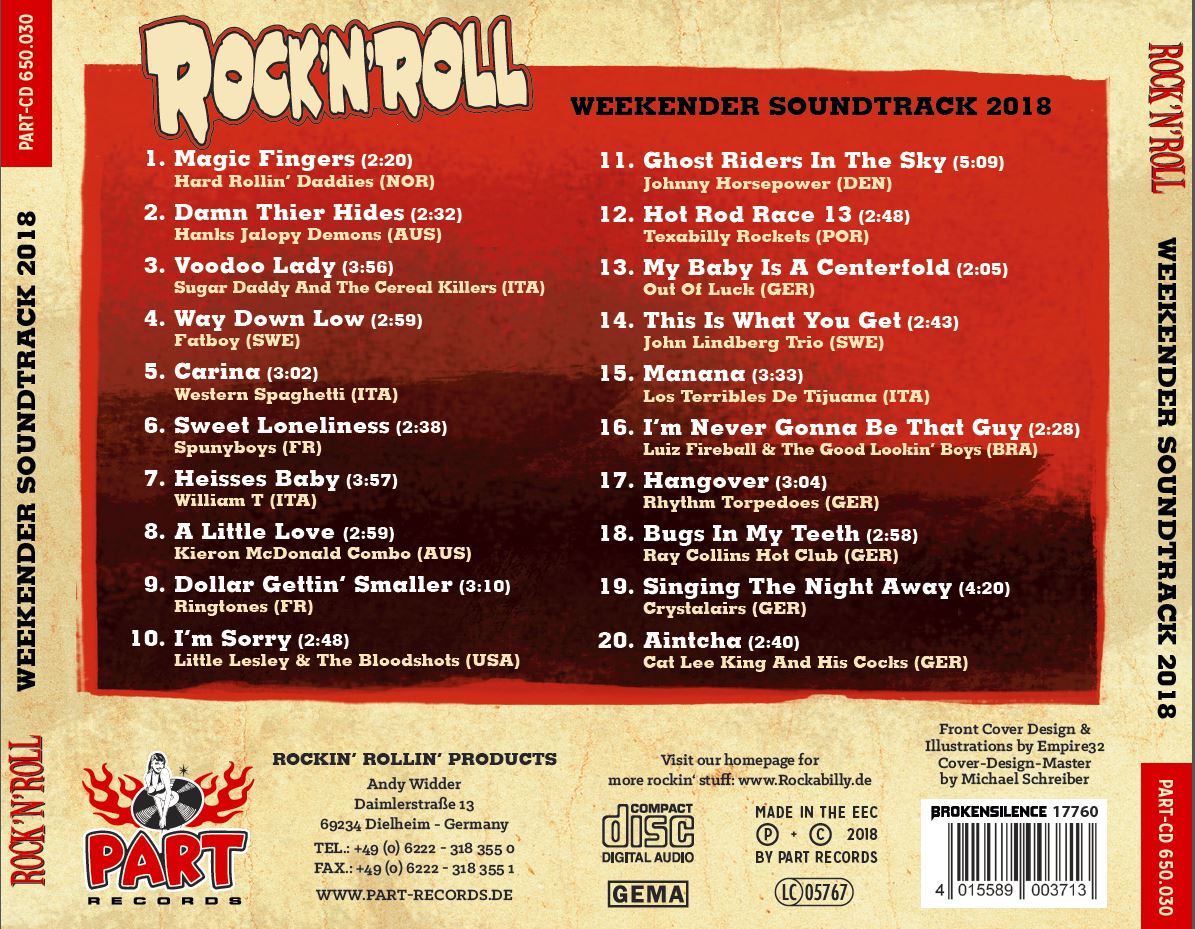 CD - VA - Walldorf Rock'n'Roll Weekender 2018