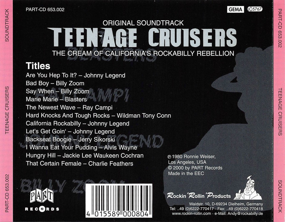 CD - VA - Teenage Cruisers