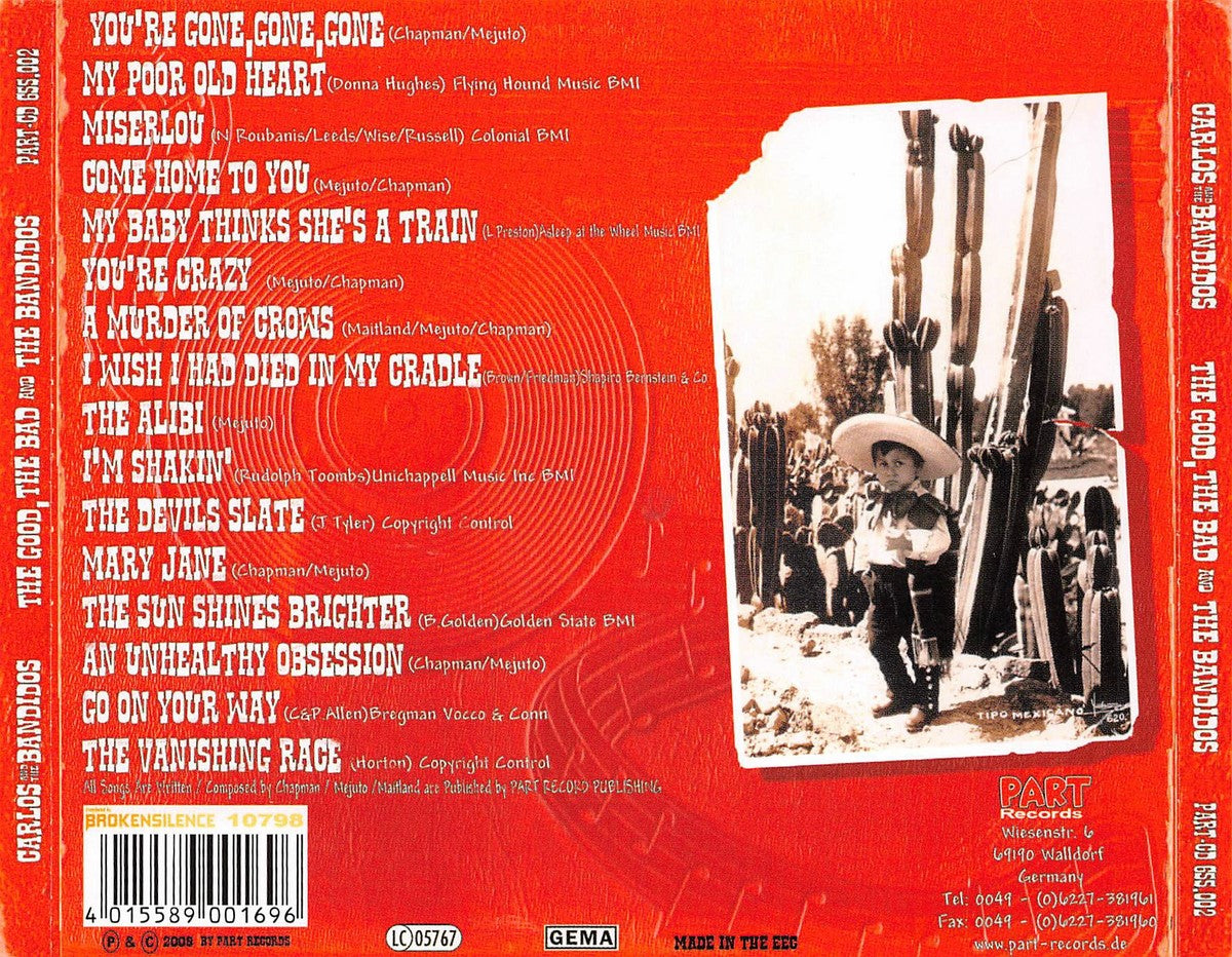 CD - Carlos & The Bandidos - The Good, The Bad And The Bandidos