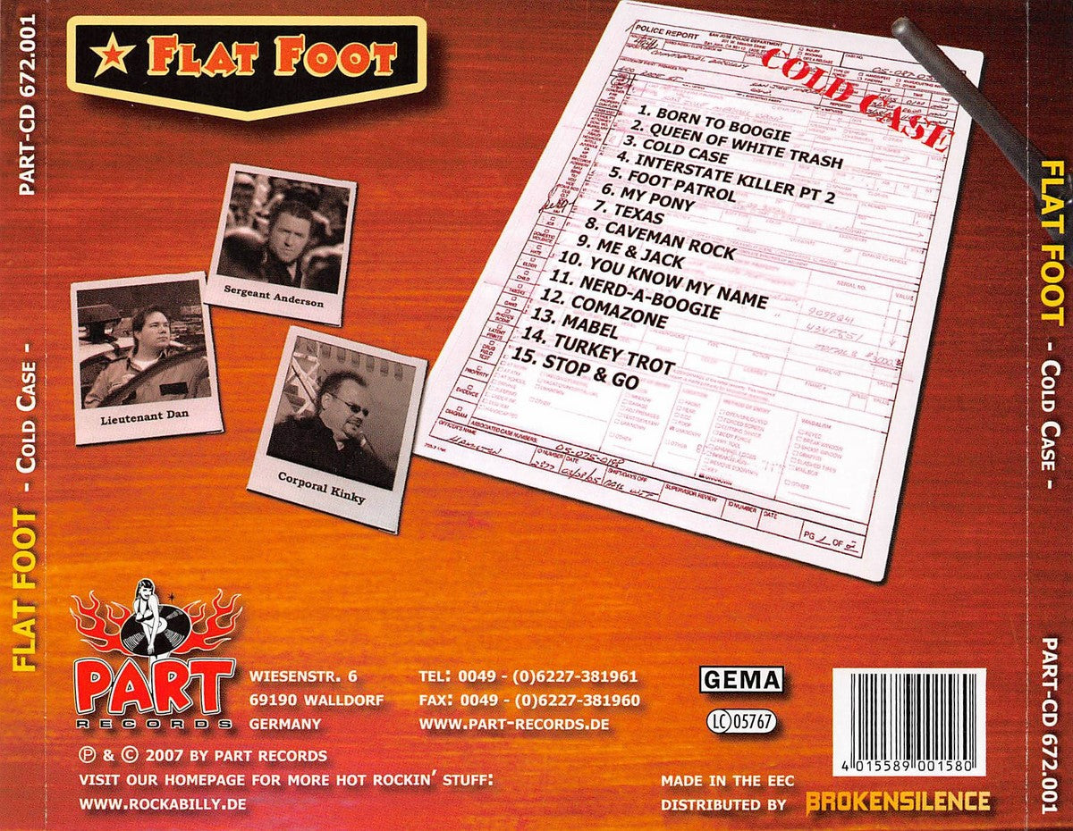 CD - Flat Foot - Cold Case