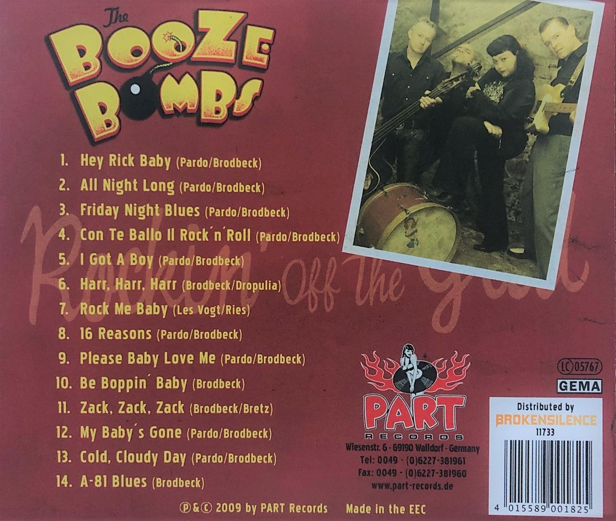 CD - Booze Bombs - Rockin' Off The Grid