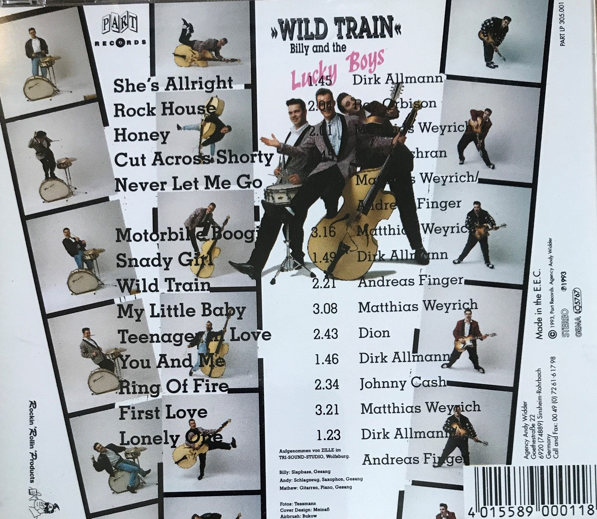 CD - Billy & The Lucky Boys - Wild Train