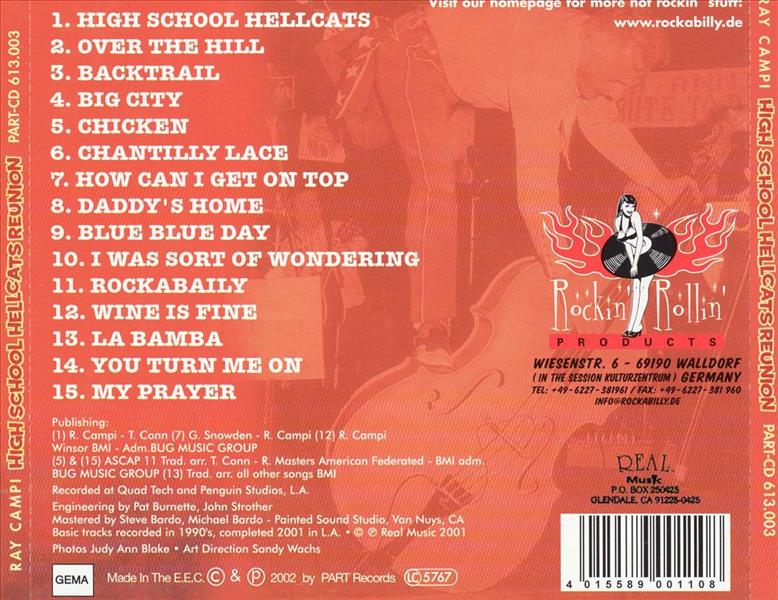 CD - Ray Campi - High School Hellcats Reunion