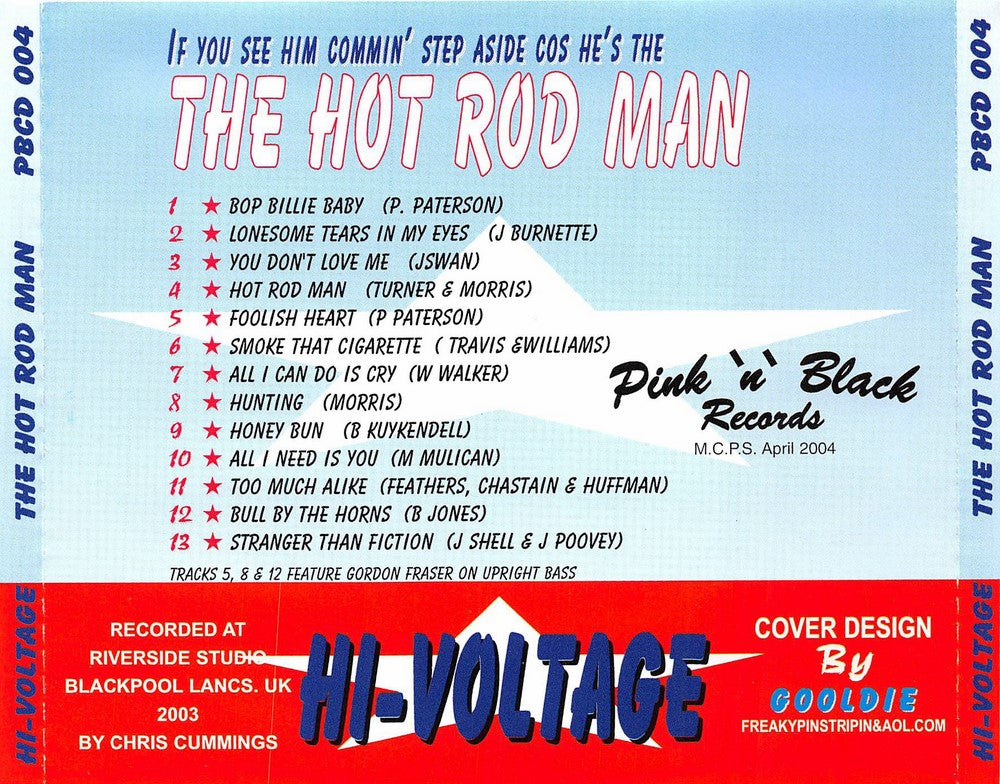 CD - Hi-Voltage - The Hot Rod Man