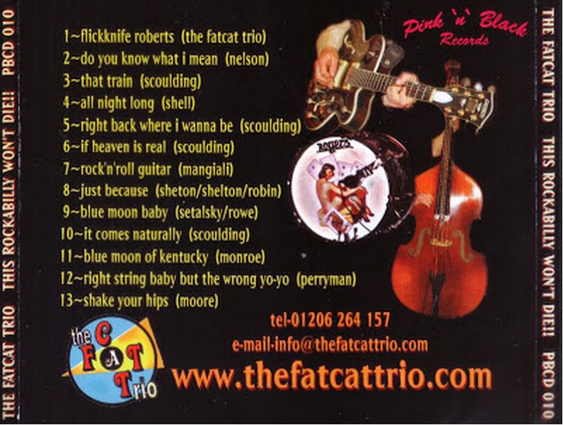 CD - Fatcat Trio - This Rockabilly Wont Die