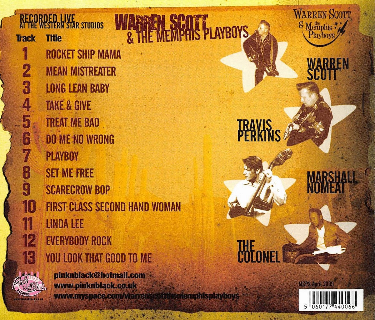 CD - Warren Scott - The Western Bop Sensations