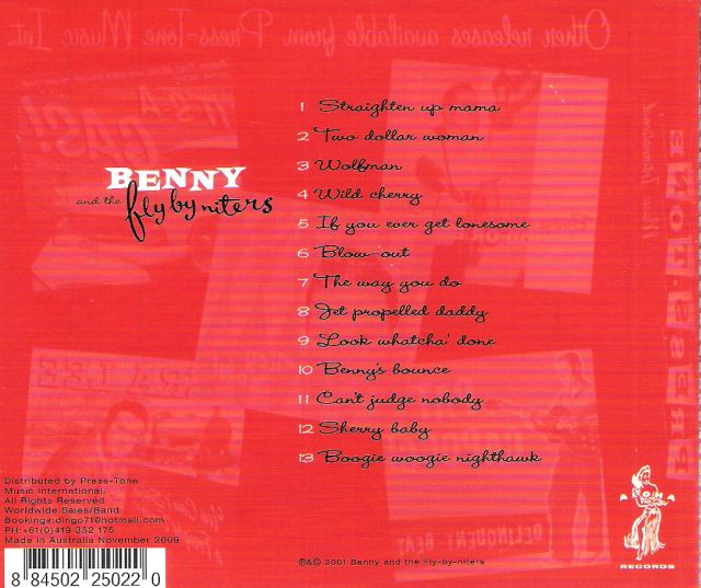 CD - Benny And The Fly By Niters - Jet Propelled Daddy