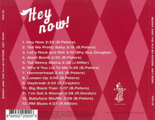 CD - Benny And The Fly-By Nighters - Hey Now!