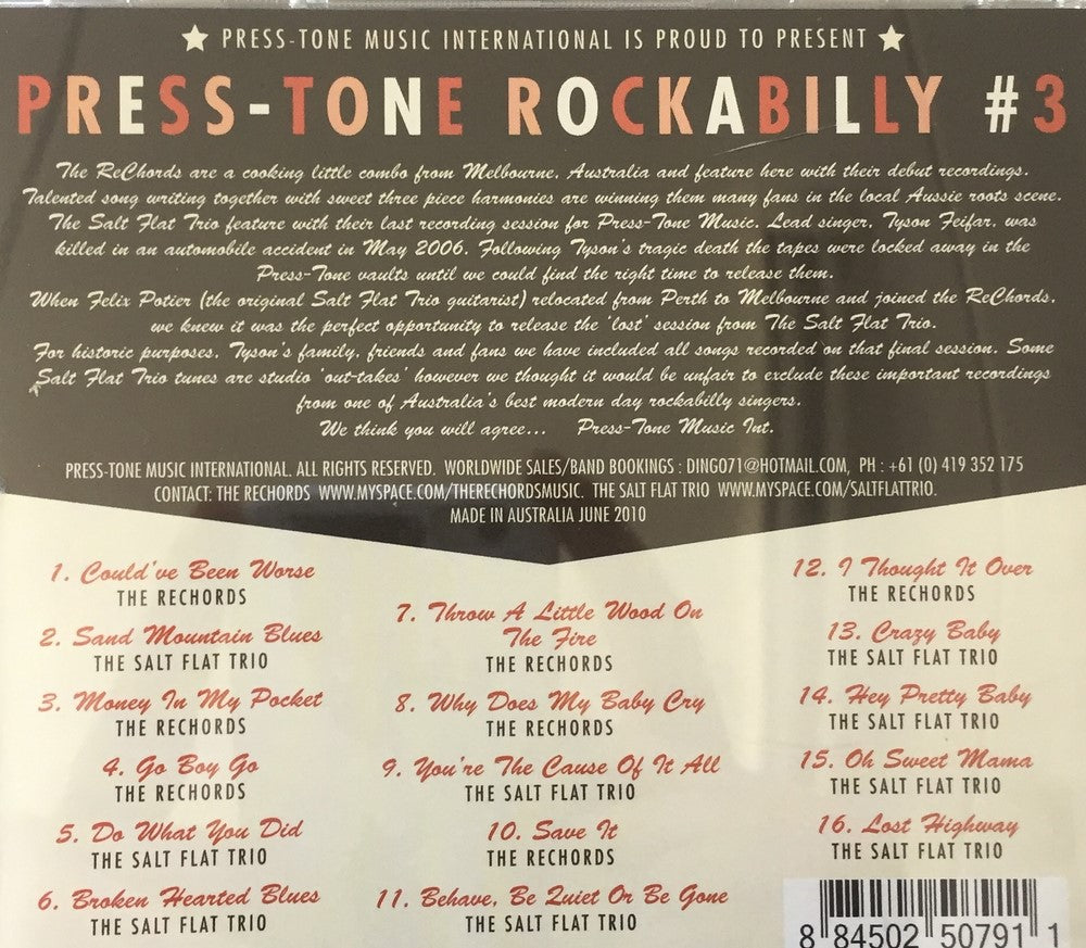 CD - VA - Press-Tone Rockabilly #3