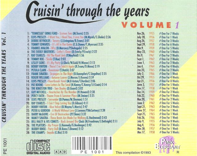 CD - VA - Cruisin' Through The Years Vol. 1