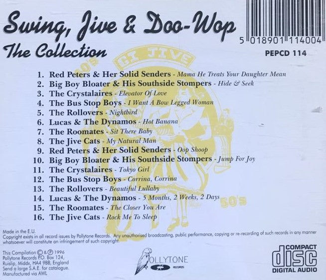 CD - VA - Swing, Jive And Doo-Wop