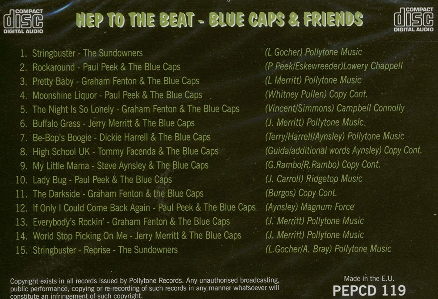 CD - Blue Caps & Friends - Hep To The Beat 