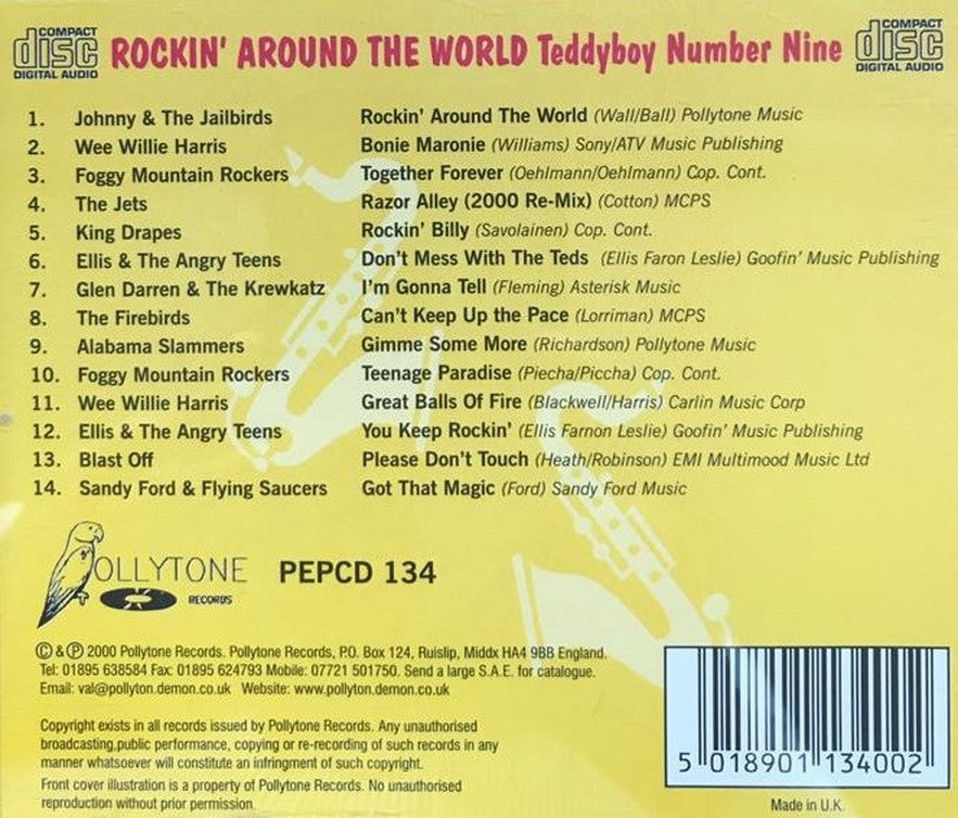 CD - VA - Rockin' Around The World - Teddyboy Number Nine