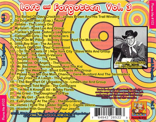 CD - VA - Lost & Forgotten Vol. 3