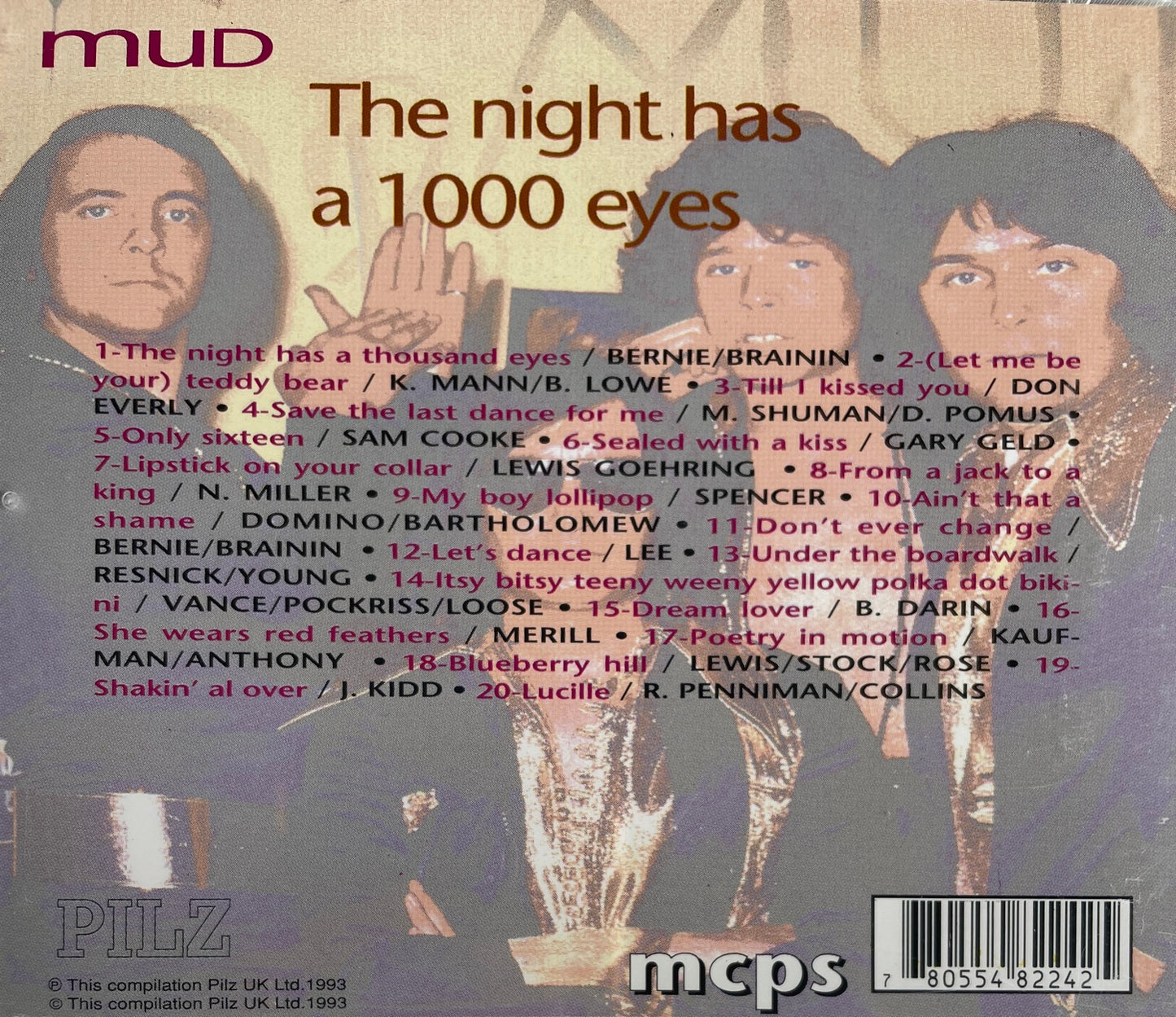 CD - Mud - The Night Has 1000 Eyes