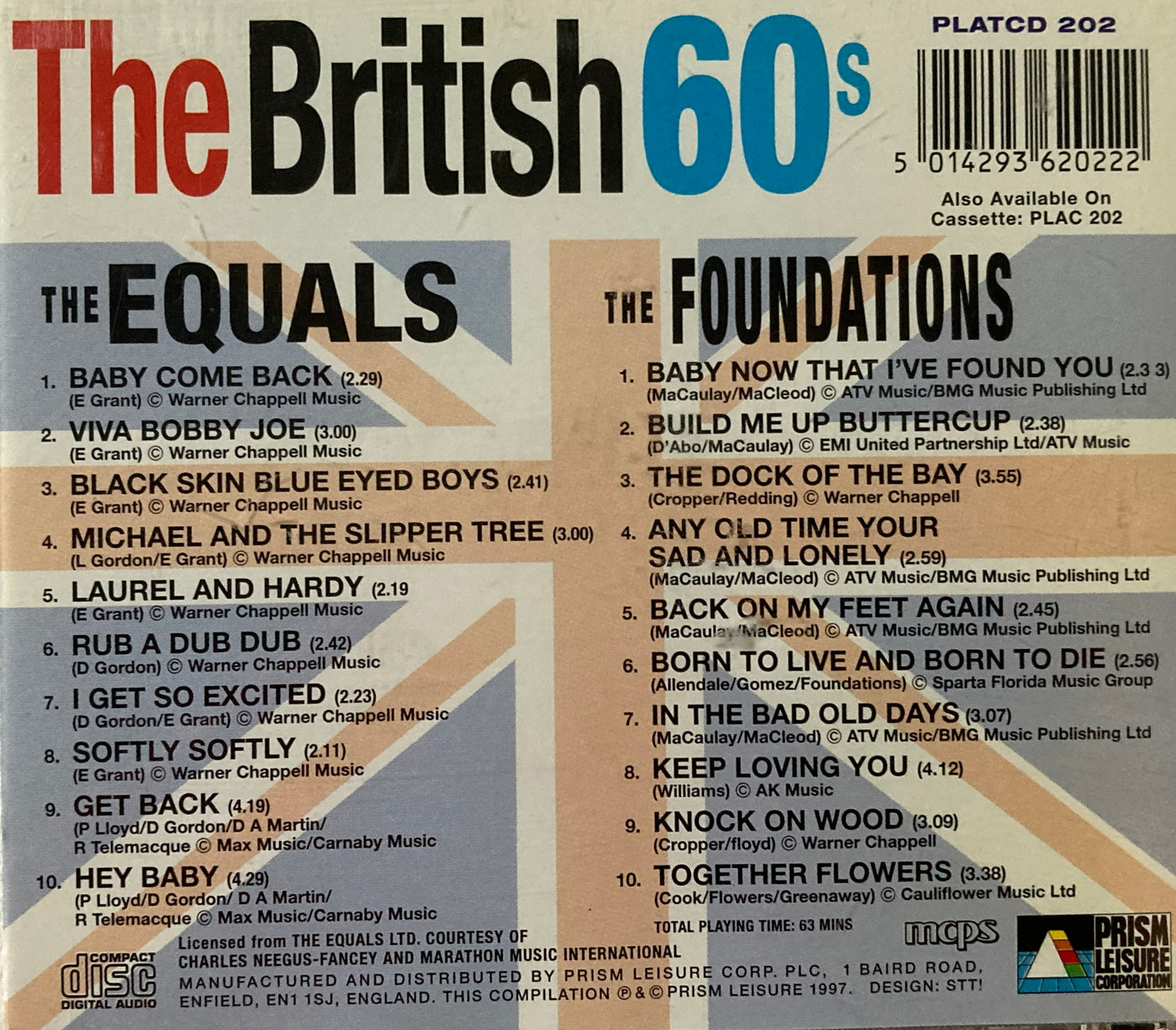 CD - VA - British 60's