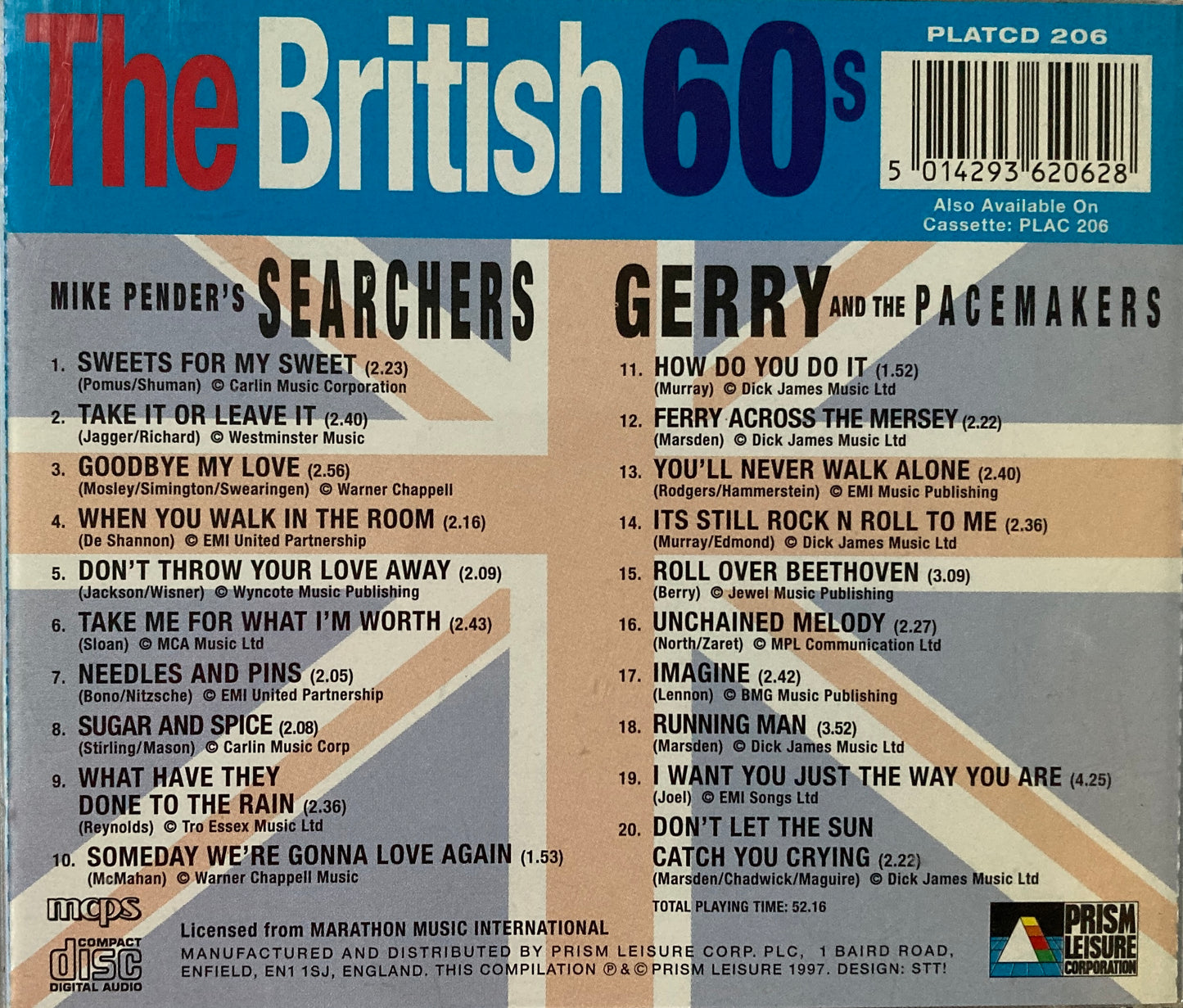 CD - VA - British 60's