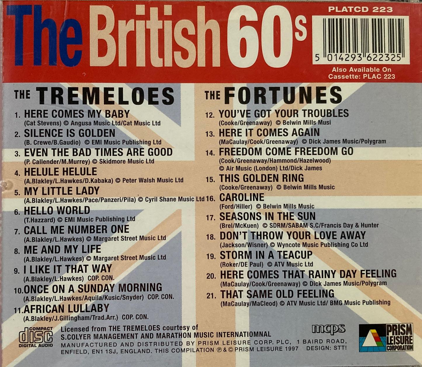 CD - VA - The British 60's