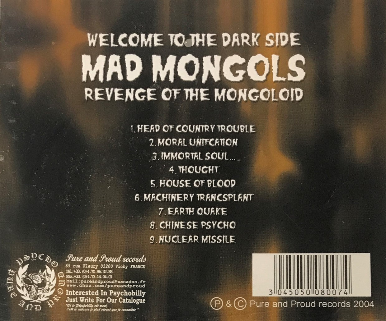 CD - Mad Mongols - Revenge Of The Mongoloid