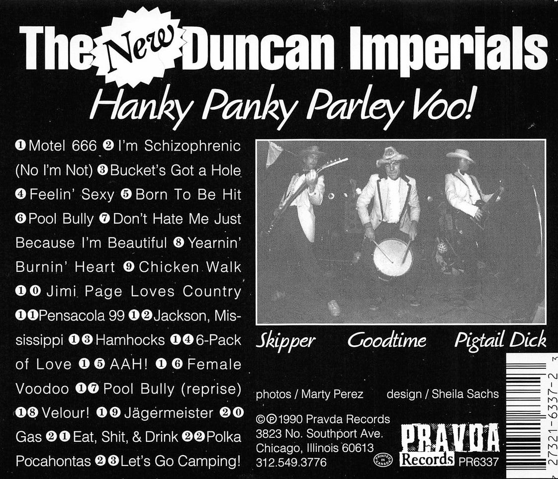 CD - New Duncan Imperials - Hanky Panky Parley Voo