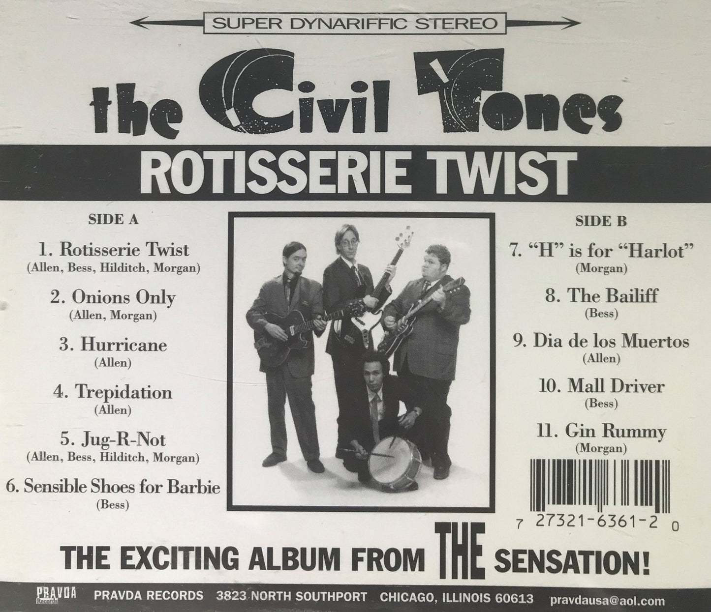 CD - Civil Tones - Rotisserie Twist