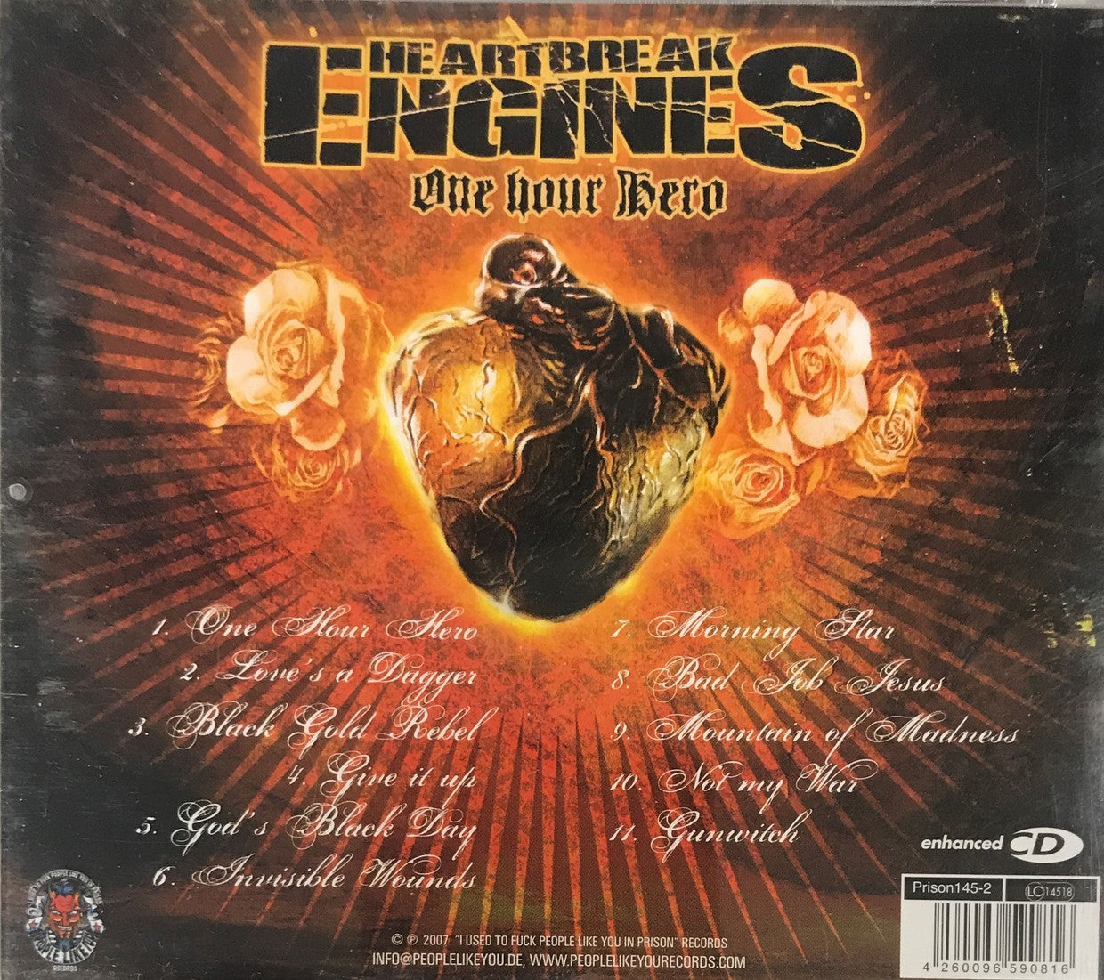 CD - Heartbreak Engines - One Hour Hero