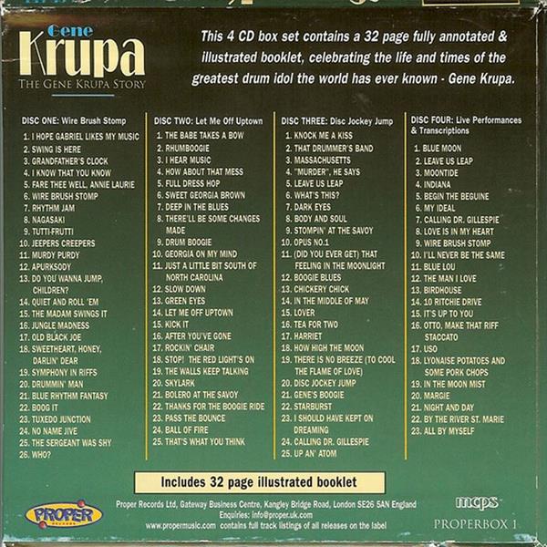 CD - Gene Krupa - The Gene Krupa Story