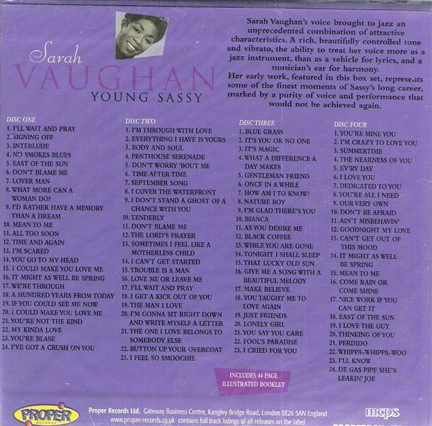 CD-4 - Sarah Vaughan - Young Sassy