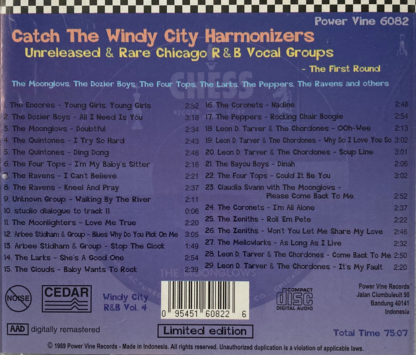 CD - VA - Catch The Windy City Harmonizers