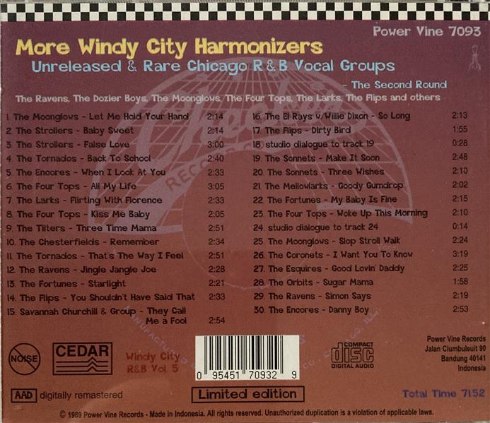 CD - VA - More Windy City Harmonizers