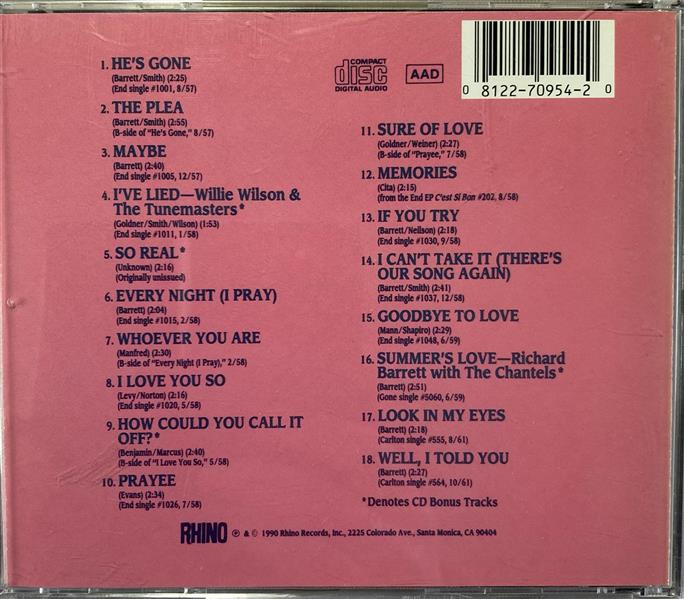 CD - Chantels - The Best Of