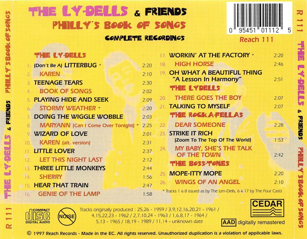 CD - Ly-dells - Complete Recordings