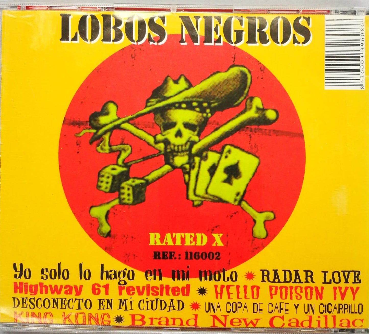 CD - Lobos Negros - Rockabilly Freak Out Radio