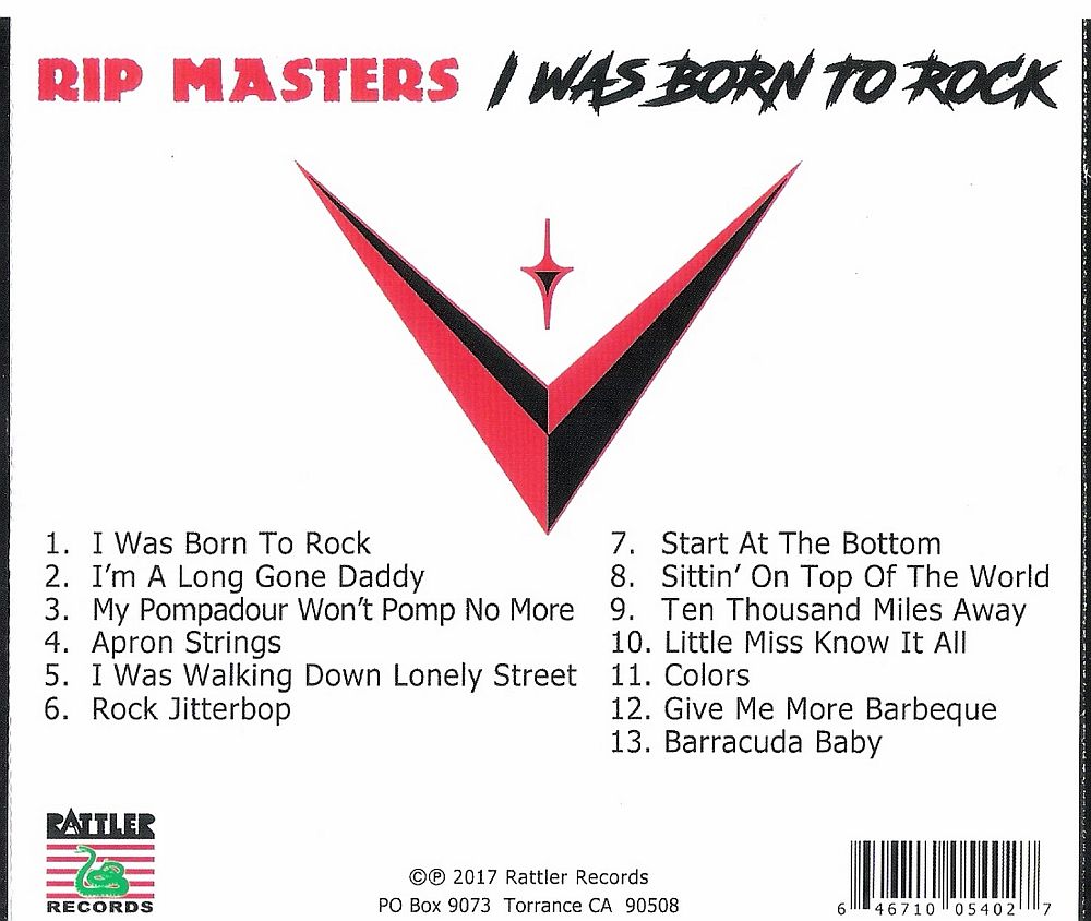 CD - Rip Masters - I Was Born To Rock