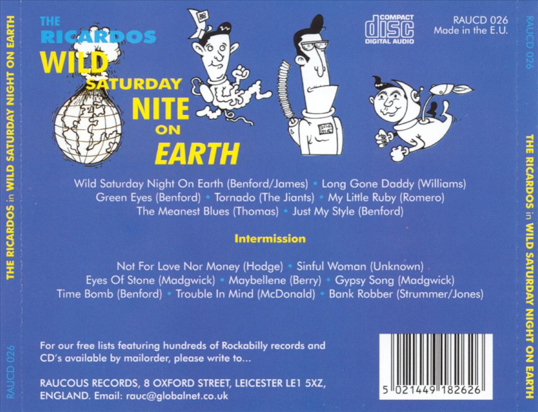 CD - Ricardos - Wild Saturday Night On Earth