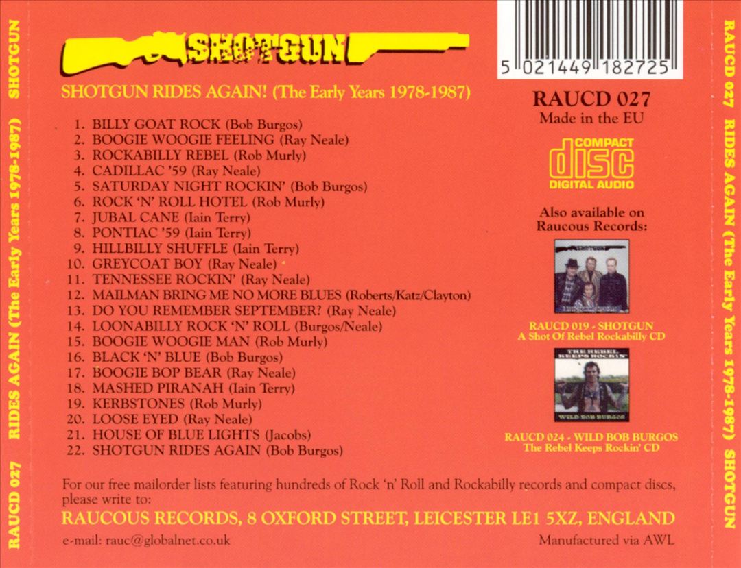 CD - Shotgun - Shotgun Rides Again