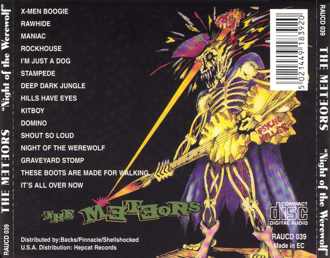 CD - Meteors - Night Of The Werewolf