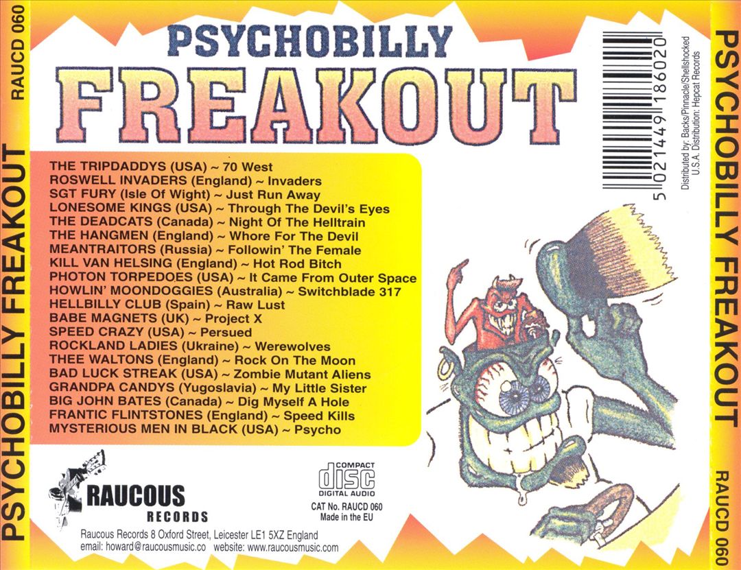 CD - VA - Psychobilly Freakout