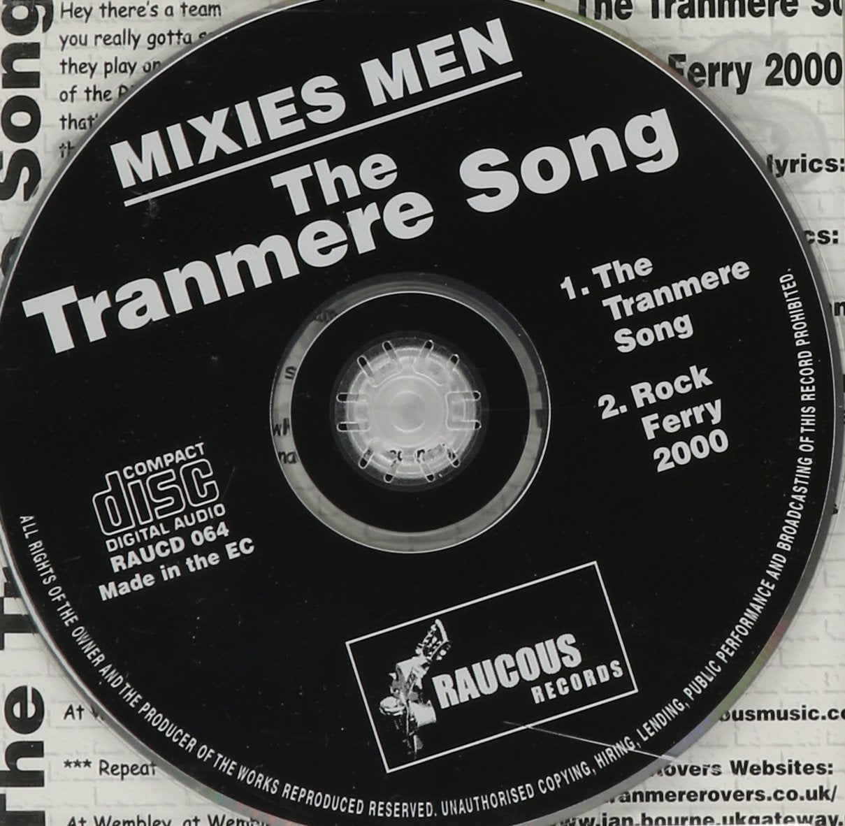 CD - Mixies Men - The Tranmere Song