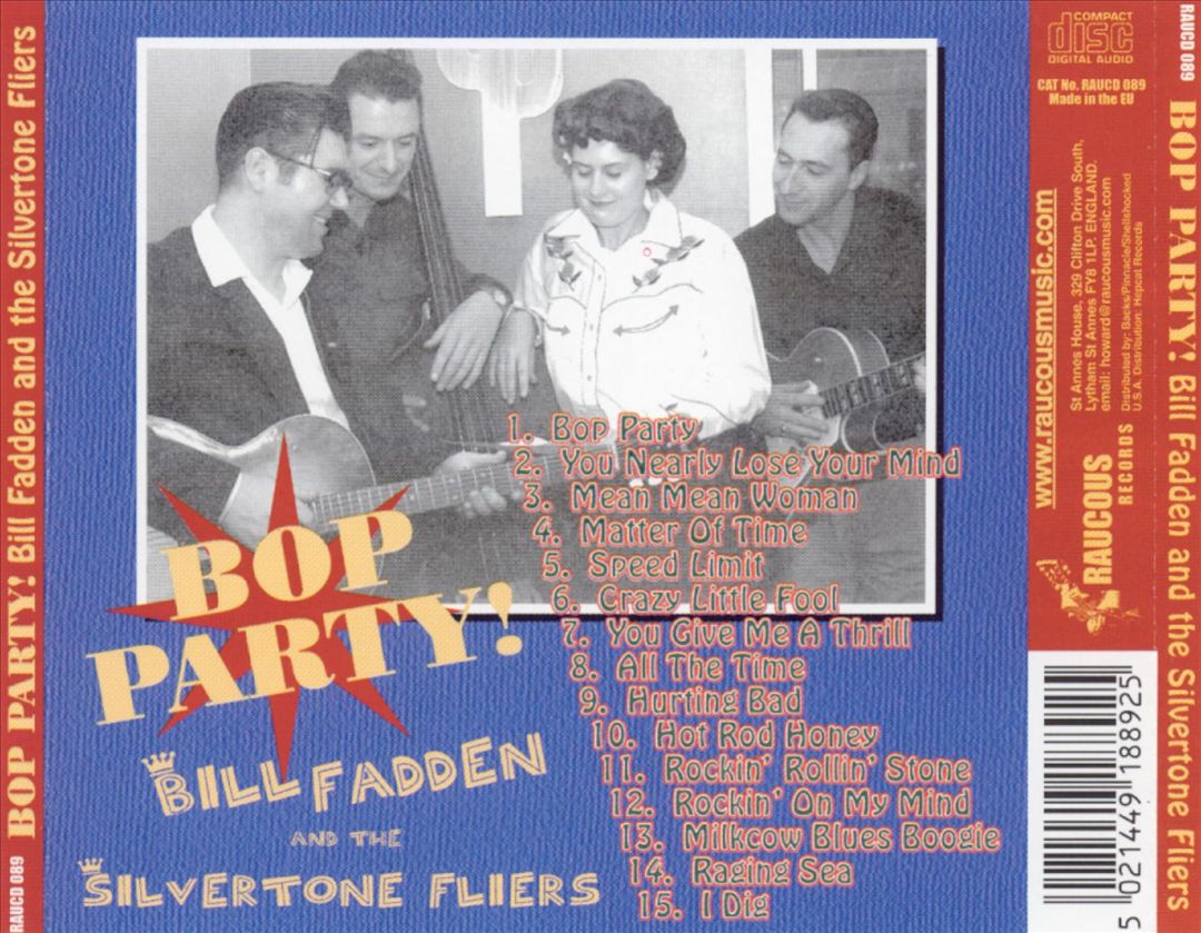 CD - Bill Fadden & The Silvertone Flyers - Bop Party