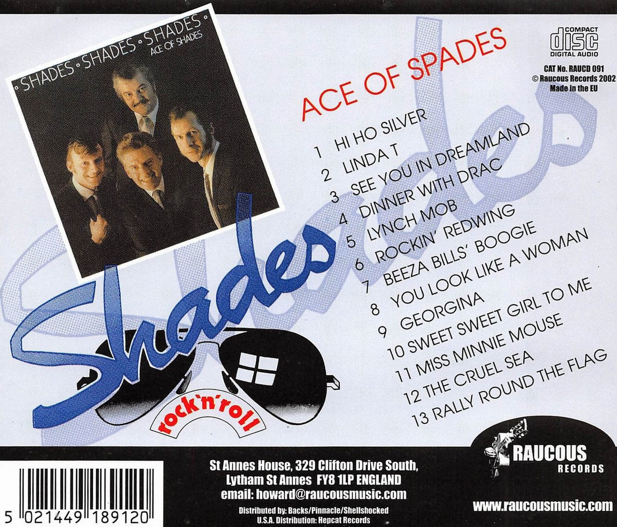 CD - Shades - Ace Of Shades