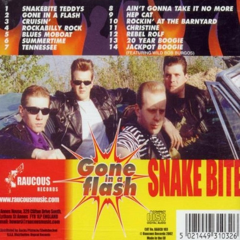 CD - Snakebite - Gone In A Flash