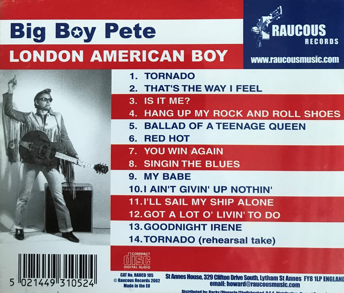 CD - Big Boy Pete - London American Boy